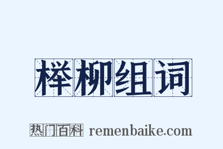 榉柳组词是什么意思的图片